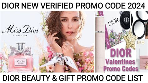 dior promotion codes|dior promo code september 2024.